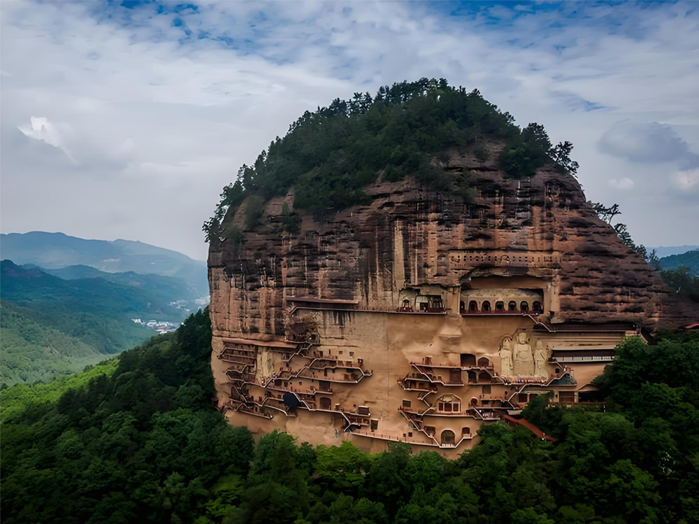 中國(guó)四大石窟之一：麥積山